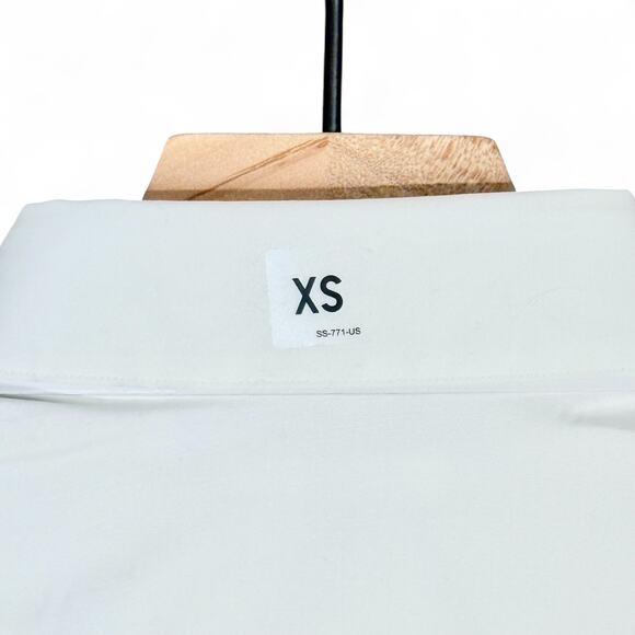 UNIQLO Lot 2 NEW UV Cut Stretch Broadcloth Long Sleeve Shirt White Work Women XS - Picture 11 of 11